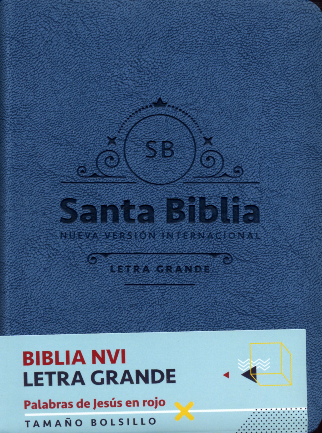 Biblia Bolsillo C Italiano Azul