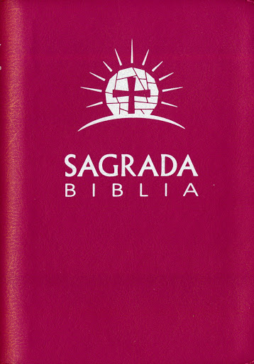 Biblia Con Cierre Piel Rosada
