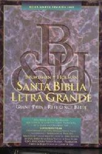 Biblia  Letra Grande/Referencia  Piel Fabricada