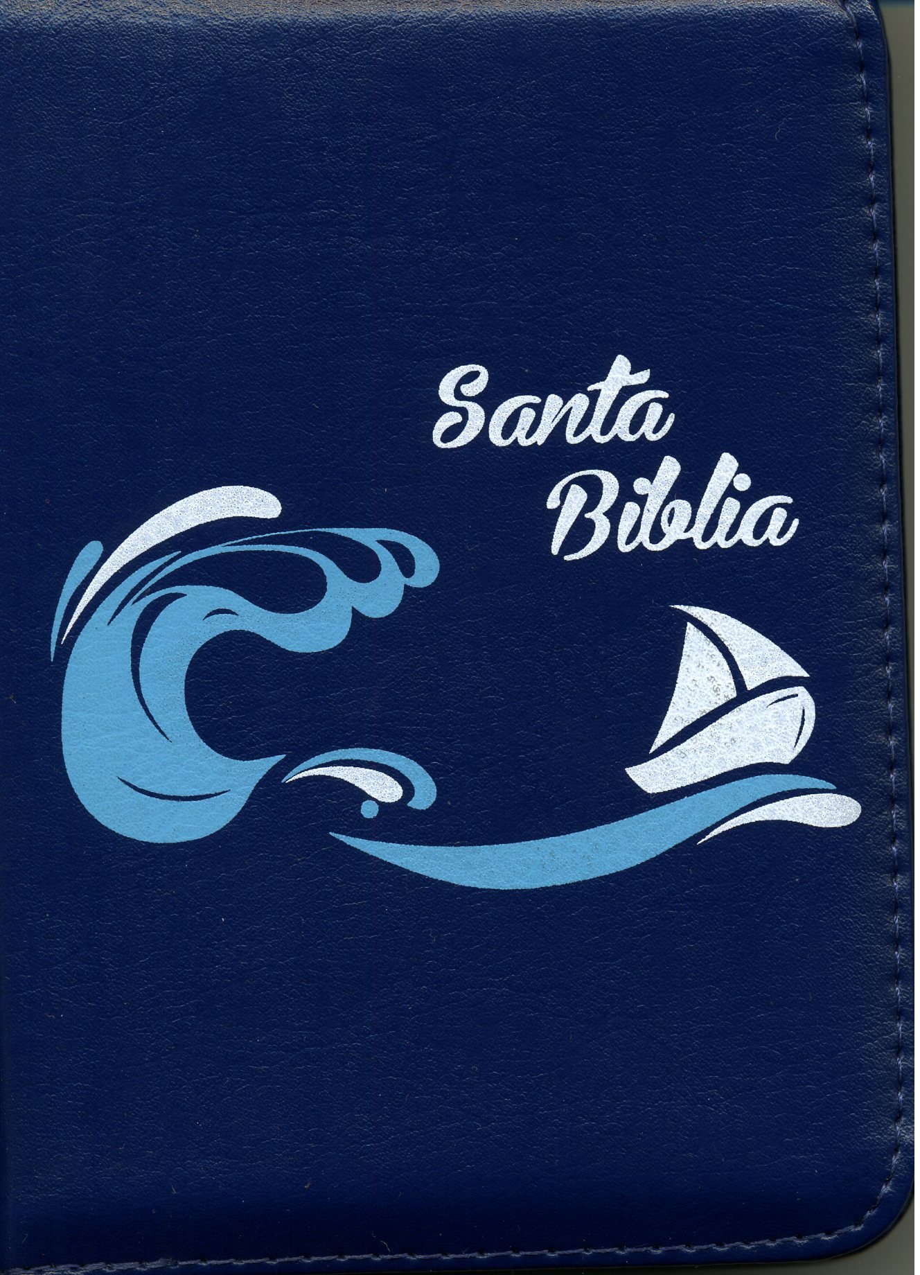 Biblia Tamaño 025CZLG Azul Canto Azul