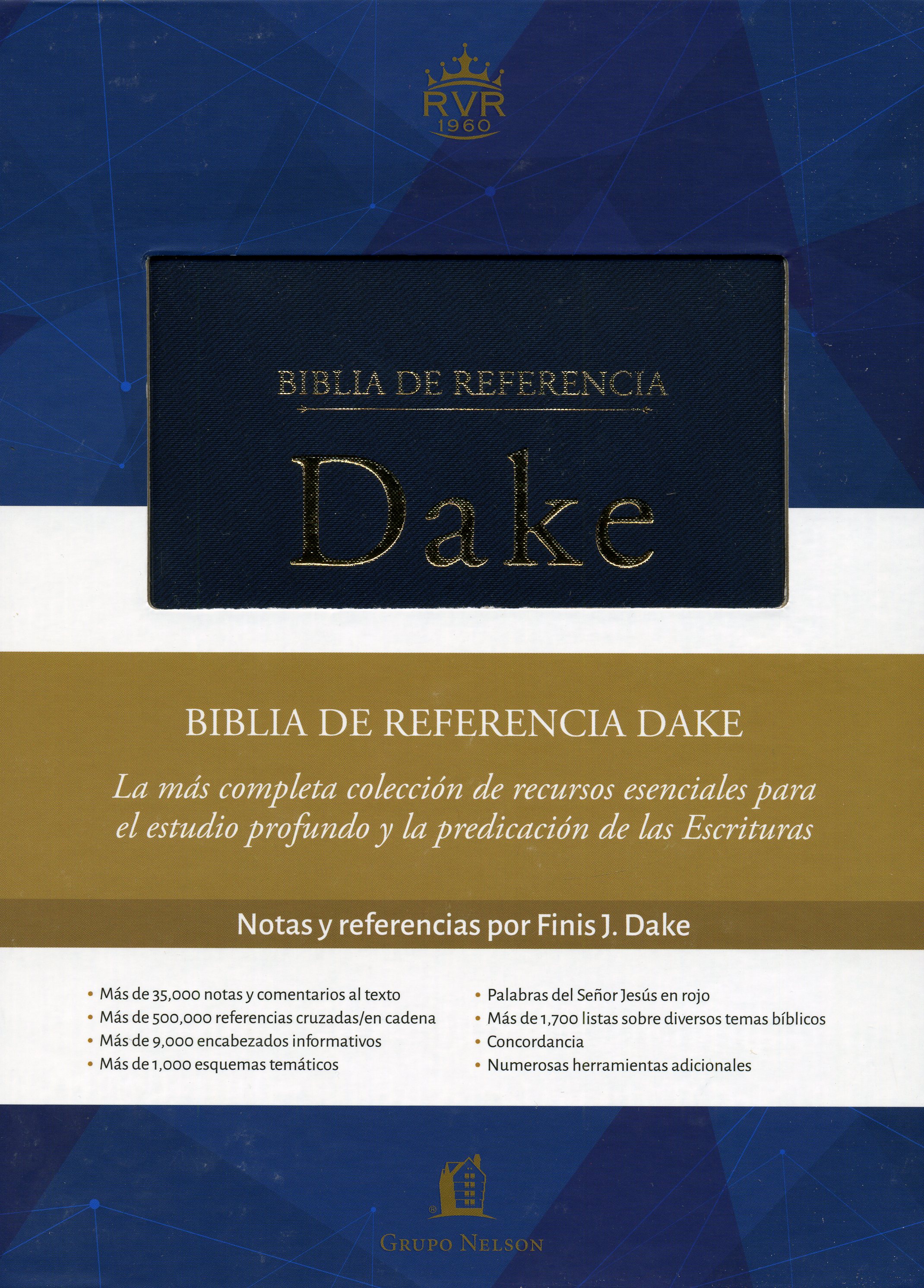 Biblia De Referencia Dake Azul Elegante