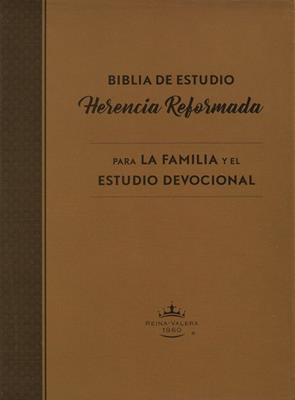 Biblia De Estudio Herencia Reformada Imitación Piel Cafe