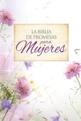 Biblia De Promesas Letra Grande Piel Especial Floral