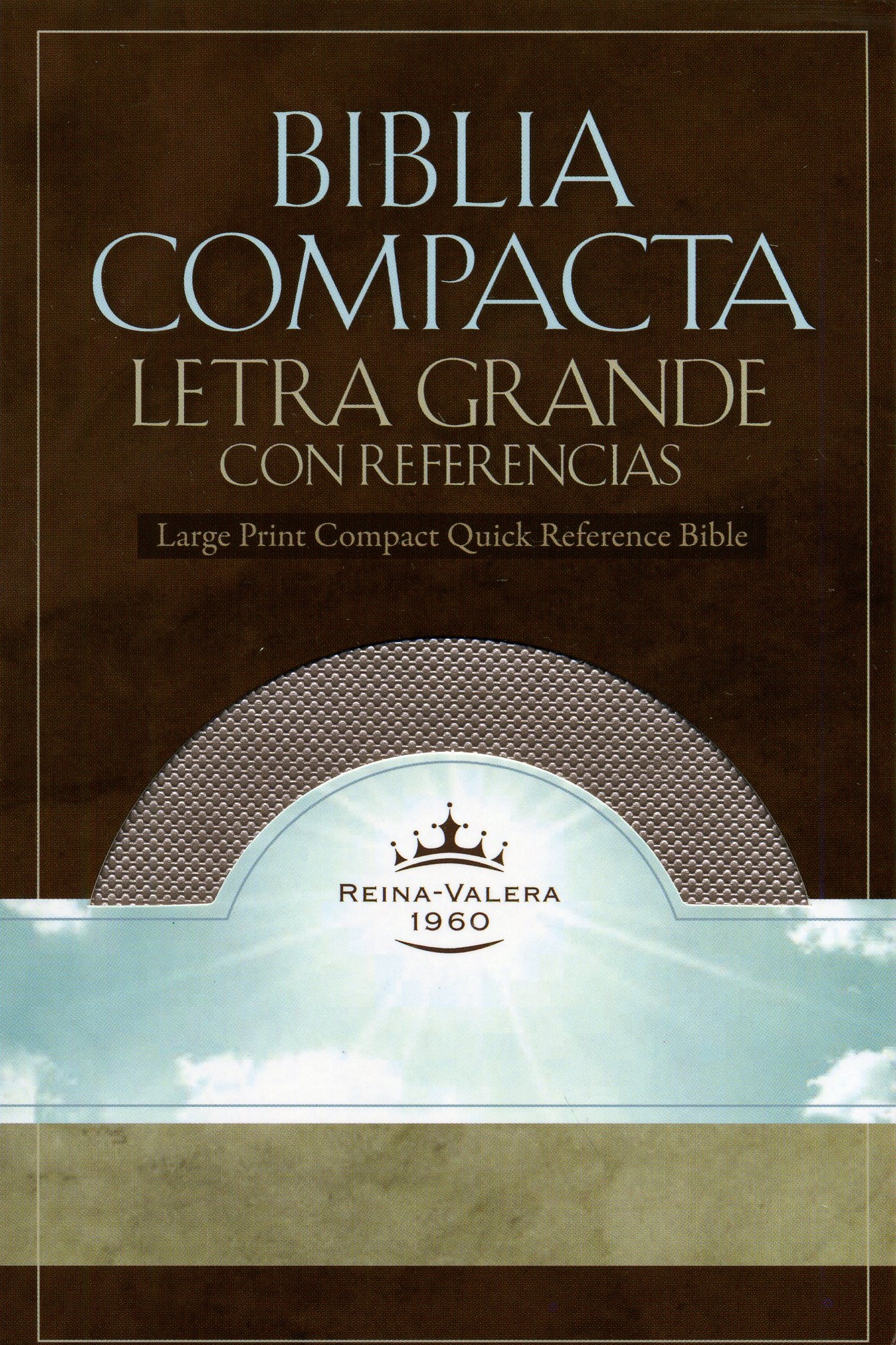 Biblia compacta letra grande con referencias (Rosada)