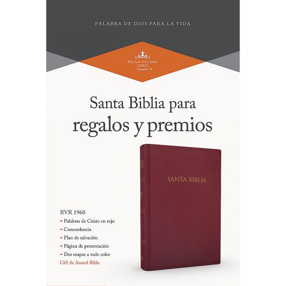 Biblia RVR60 Regalos Y Premios/Borgoña/Imitacion Piel
