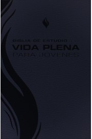 Biblia De Estudio De La Vida Plena Para Jovenes/Imitacion Piel/Negro