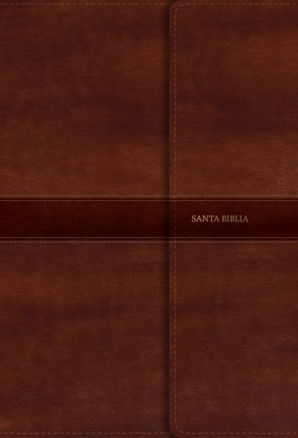 Biblia RVR60/Letra Super Gigante/Marron/Semil Piel/Indice/Solapa Con Iman
