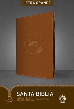 Biblia RVR60/Edicion De Referencia/Ultrafina/Ziper/Cafe/Letra Grande