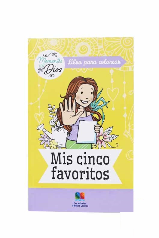 CINCO FAVORITOS LIBRO PARA COLOREAR
