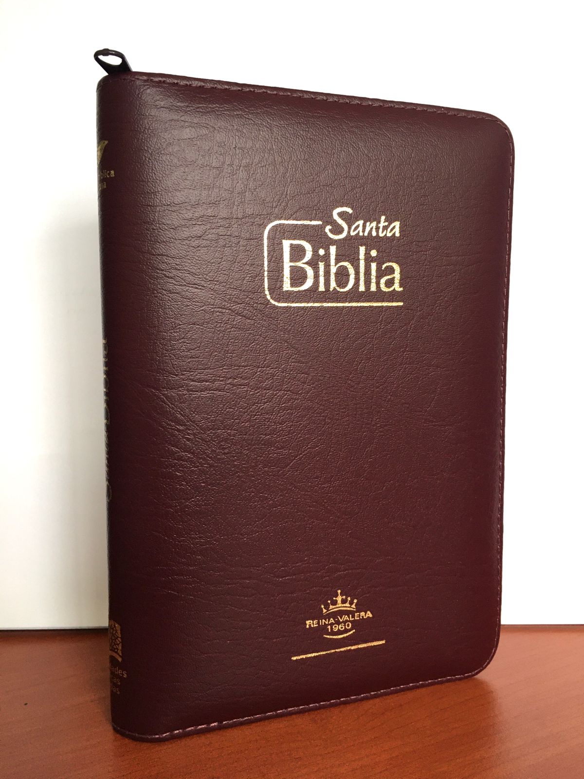 Biblia RVR065cZLGa Vino Tinto/Canto Blanco