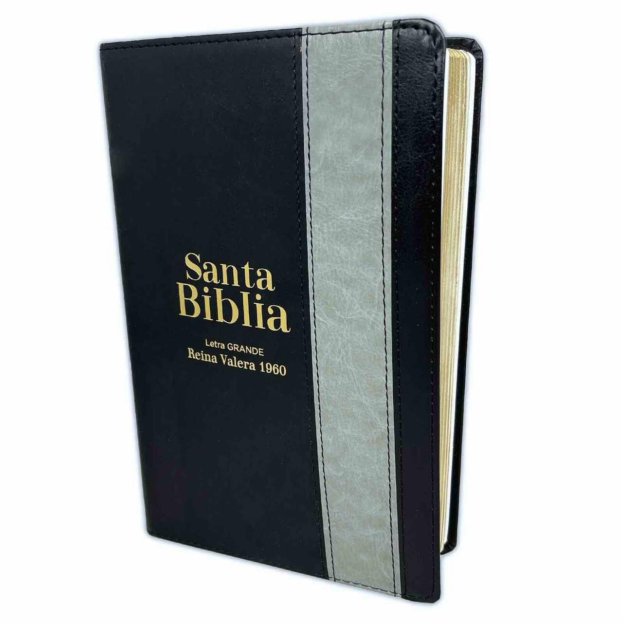 Biblia/RVR1960/Manual/Imitacion/Bitono/Negro-Gris