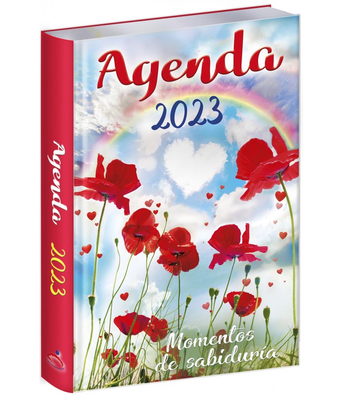 Agenda Momentos De Sabiduría 2023 Orquídeas Rojas