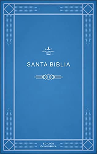 Biblia RVR1960/Economica De Evangelismo/Azul/Tapa Rustica