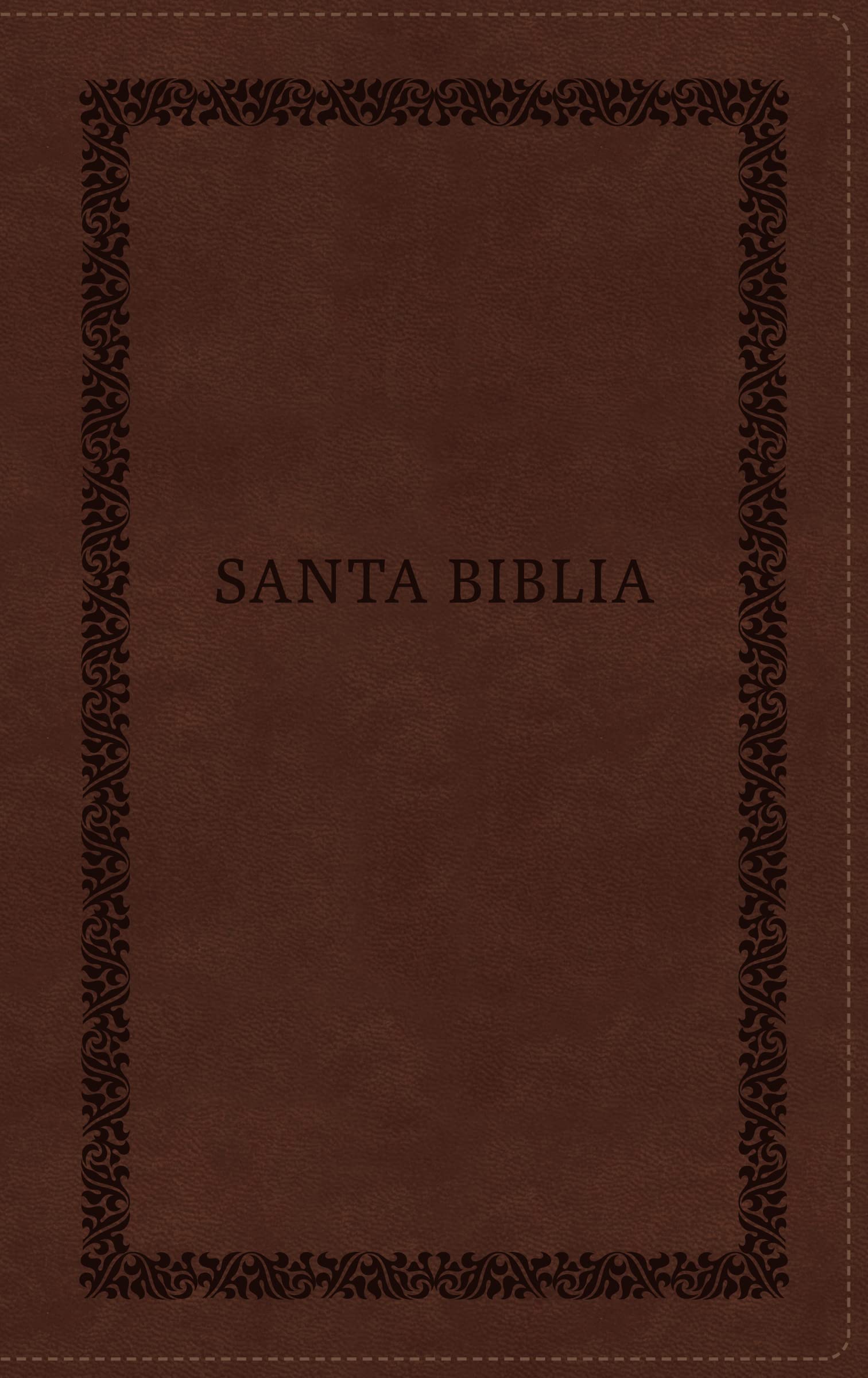 Biblia RVR60/Tierra Santa/Ultrafina/Letra Grande/Leathersoft/Cafe Con Cierre