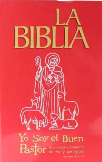 Biblia /DHH060KLG Rojo / Yo Soy El Buen Pastor /Periodico