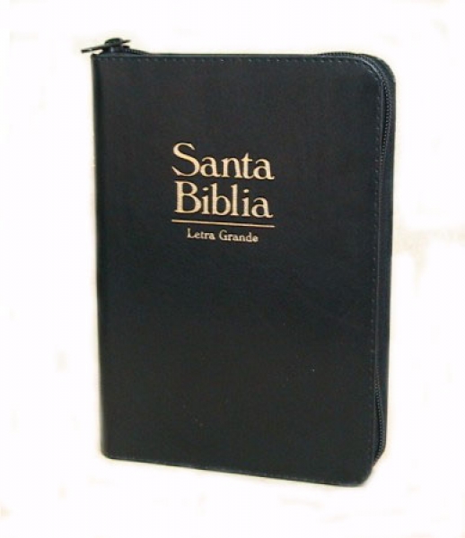 Biblia acolchada con cremallera