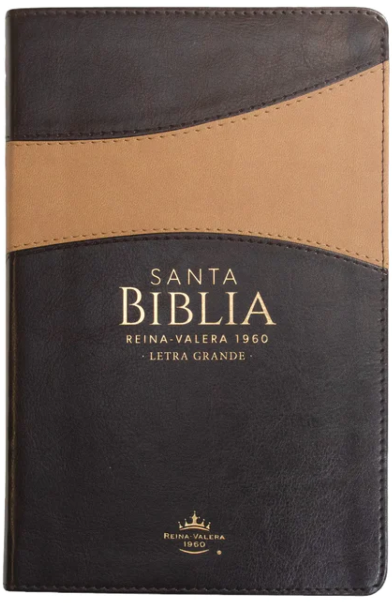 Biblia/RVR1960/Manual/Imitacion/Bitono/Cafe Claro-Cafe Oscuro