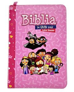 Biblia Mi Gran Viaje RVR60  Rosa Cierre