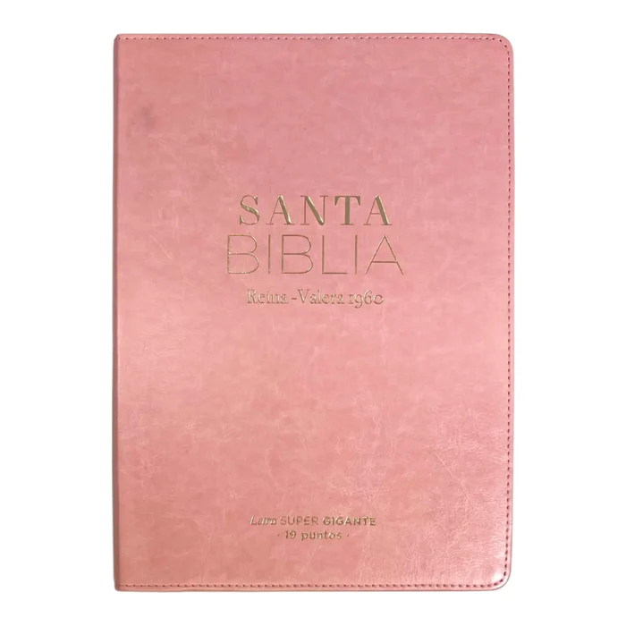 Biblia Reina Valera 1960 Letra Supergigante Clásica Rosa