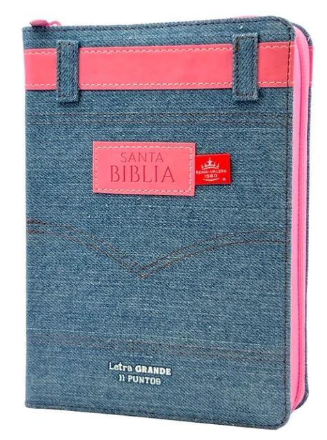 Biblia RVR60/045czti/LG/PJR/Jean Cinturon Rosa