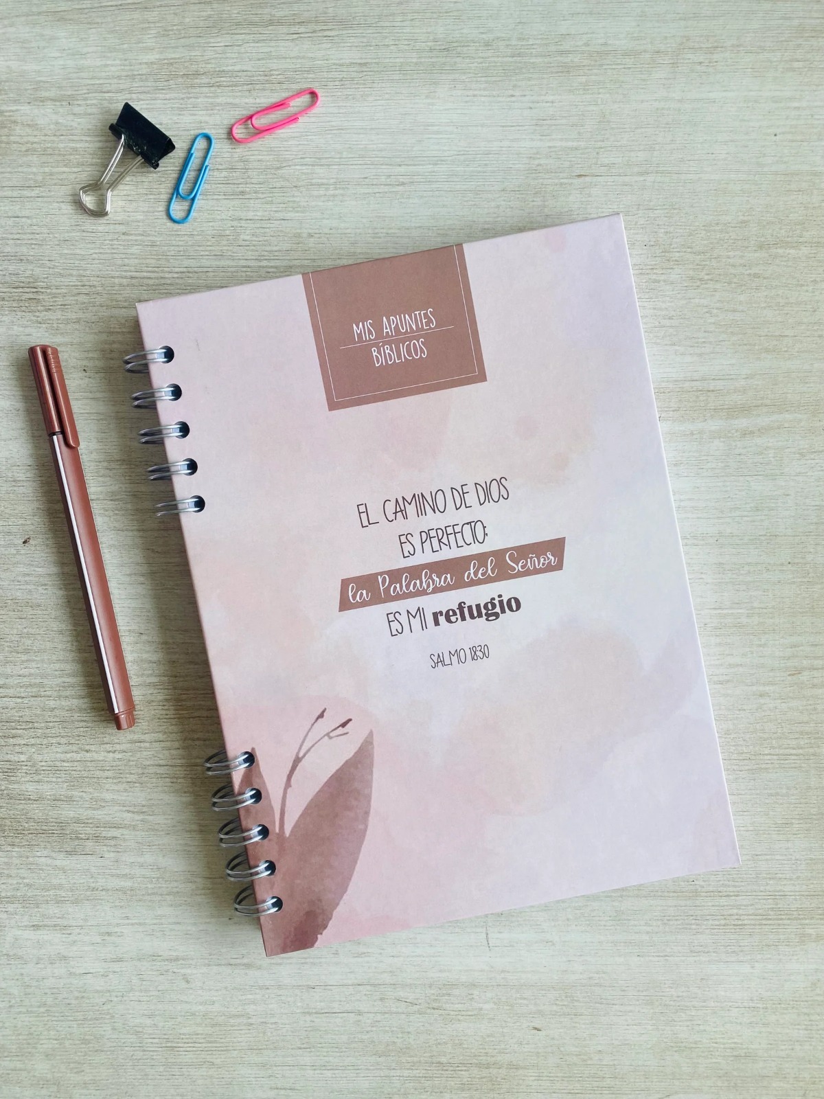 Cuaderno Apuntes Bíblicos / Paper ink