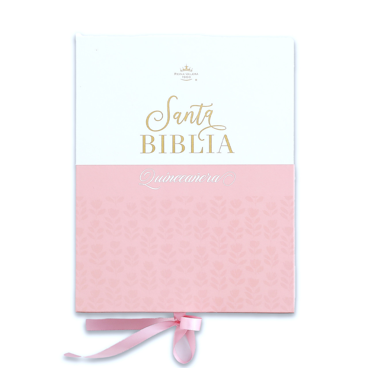 Biblia RVR60 Quinceañera Blanco-Rosa 6 Biblia RVR6045cti/ Quinceañera Lila/ Blanco/ Cierre Ind.