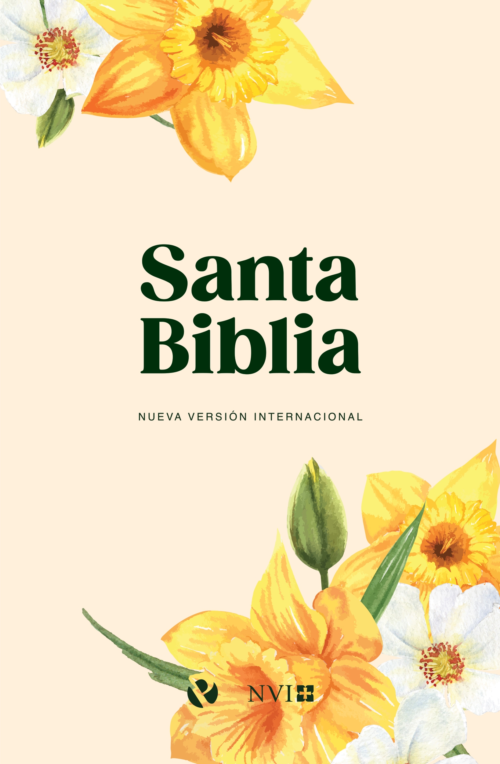 Biblia NVI Revision 2022/ Tamaño Manual/ Flor Amarilla Tapa Dura