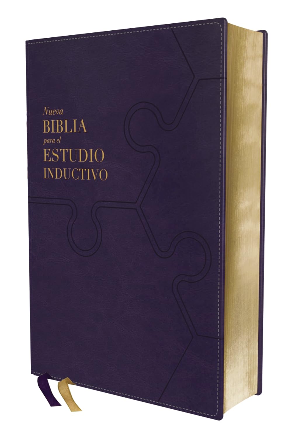 Biblia Estudio Inductivo NBLA/ Purpura Piel Italiana