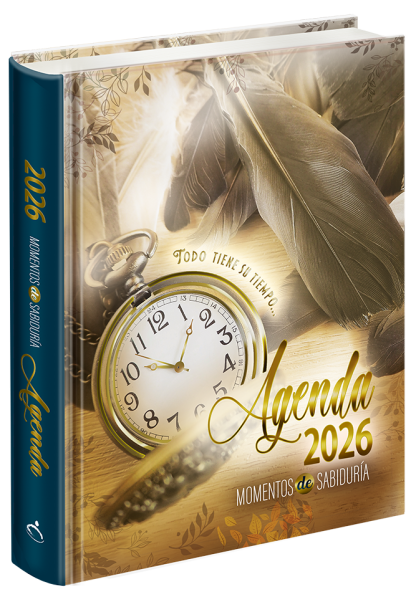 Agenda 2026/ Todo Tiene Su Tiempo/ Reloj Dorado