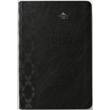 Biblia RVR6068cLGi/ Colección Corinto Negra / Canto Dorado