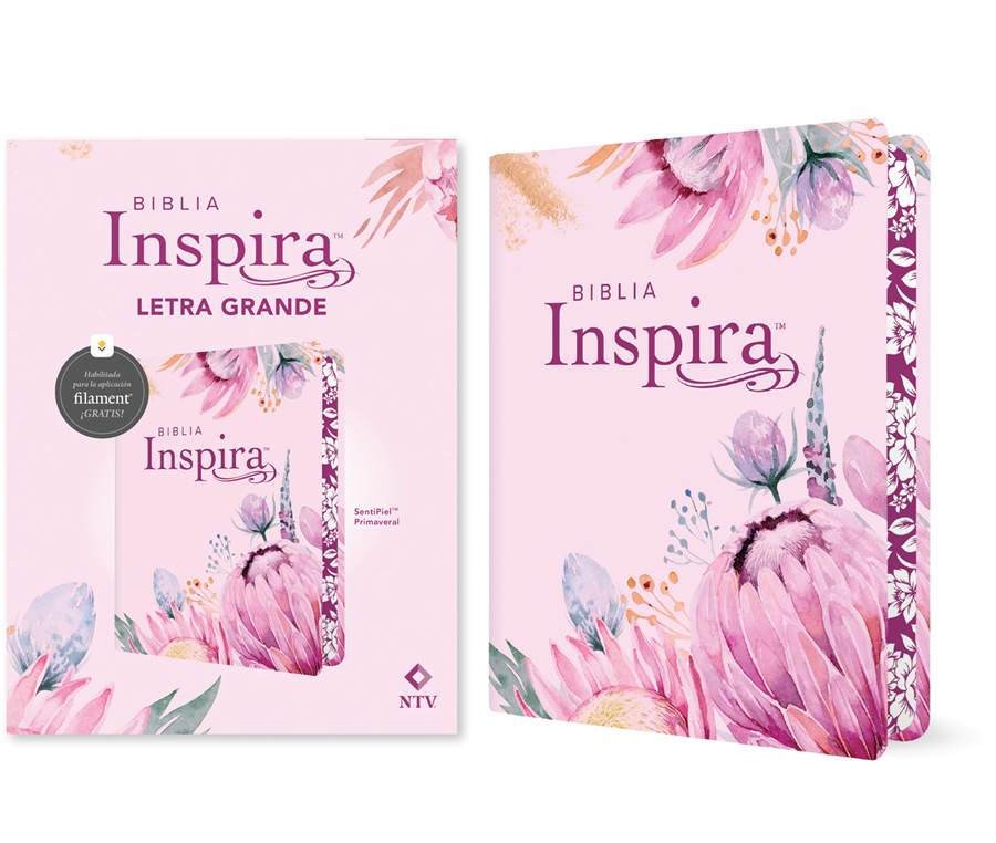 Biblia Inspira Español NTV Letra Grande Primaveral