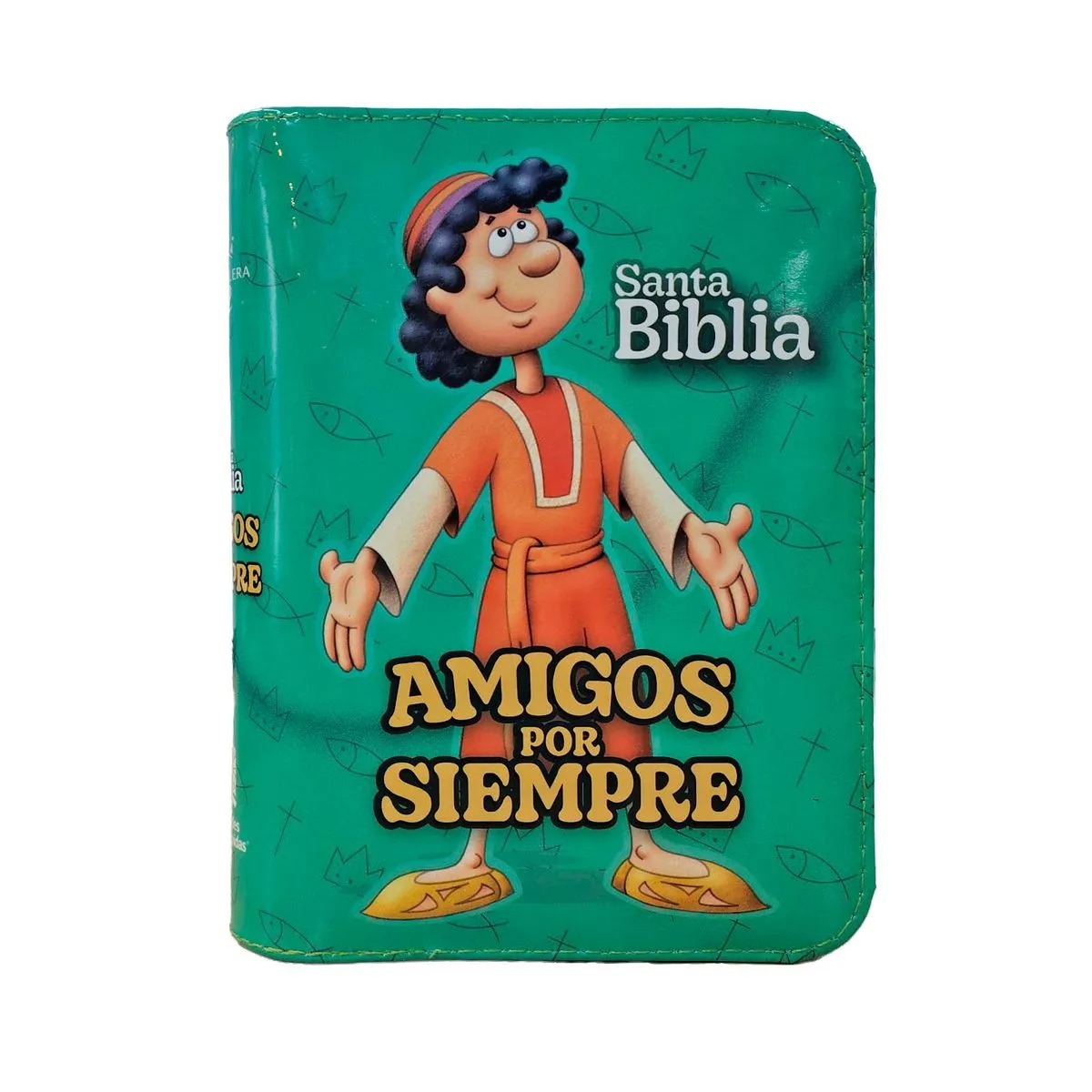 Biblia RVR022cdPZPJRa/ Amigos Por Siempre Verde Cierre
