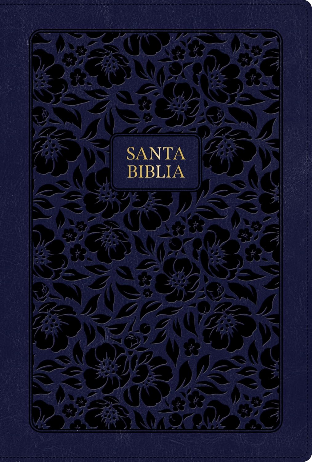 Biblia RVR60 Azul Marino/ L.G Tamaño Manual/ Imitacion Piel