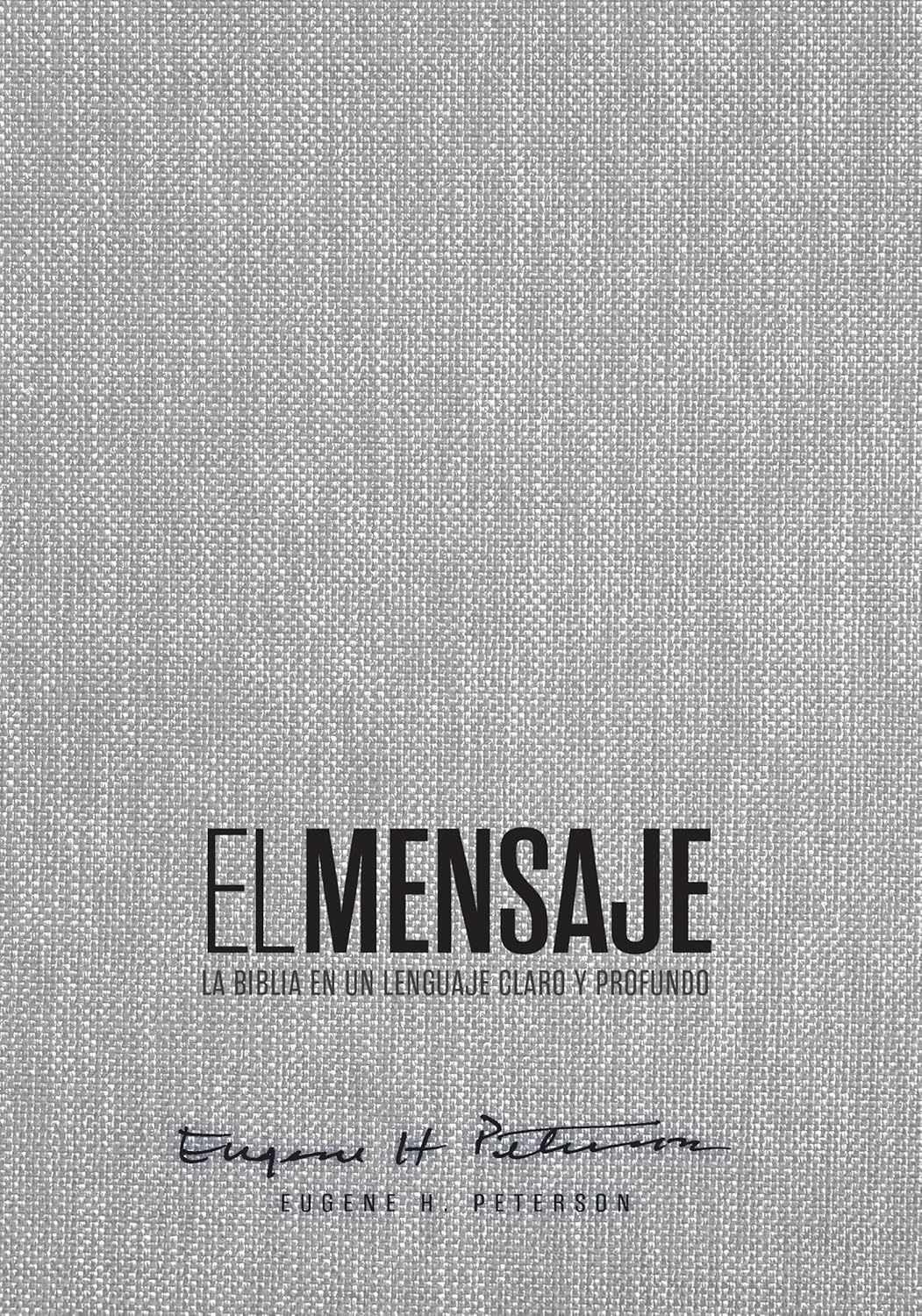 Biblia El Mensaje TD Gris