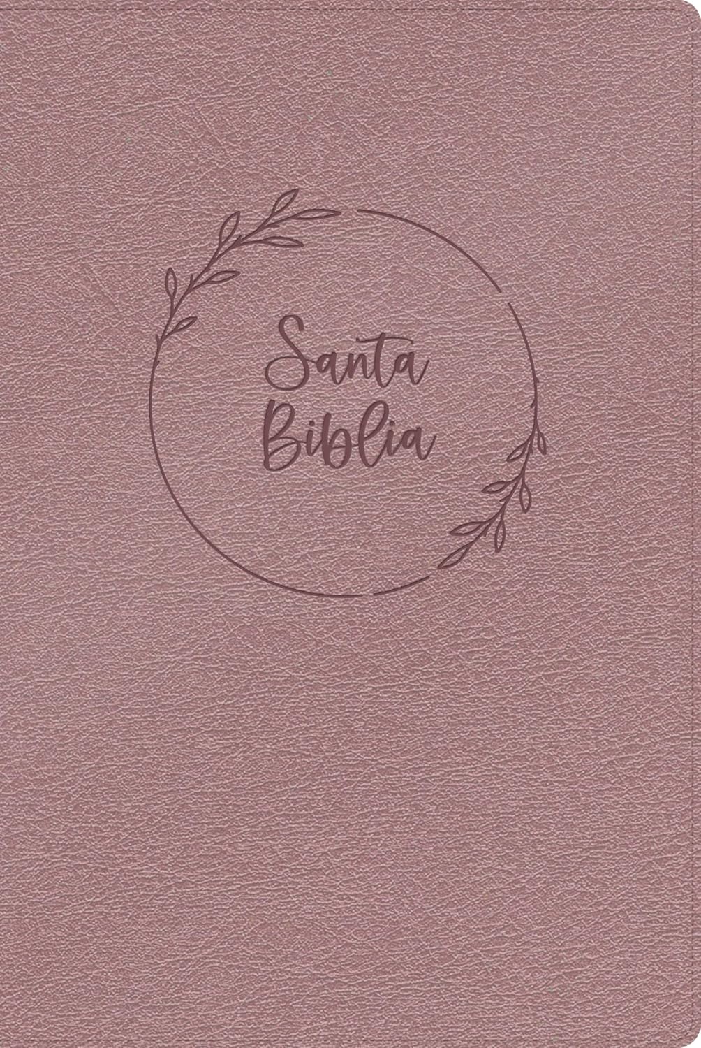 Biblia/RVR60 Letra Gigante/ Rosa Perla Imitación Piel