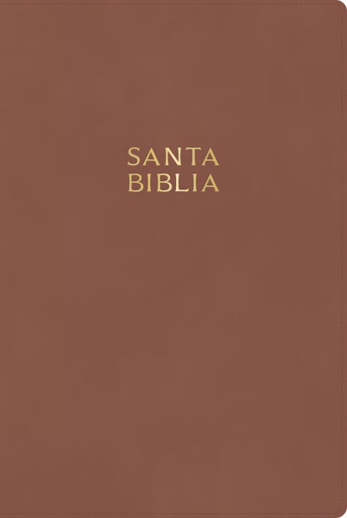 Biblia/RVR60 Letra Gigante/ Café Imitación Piel