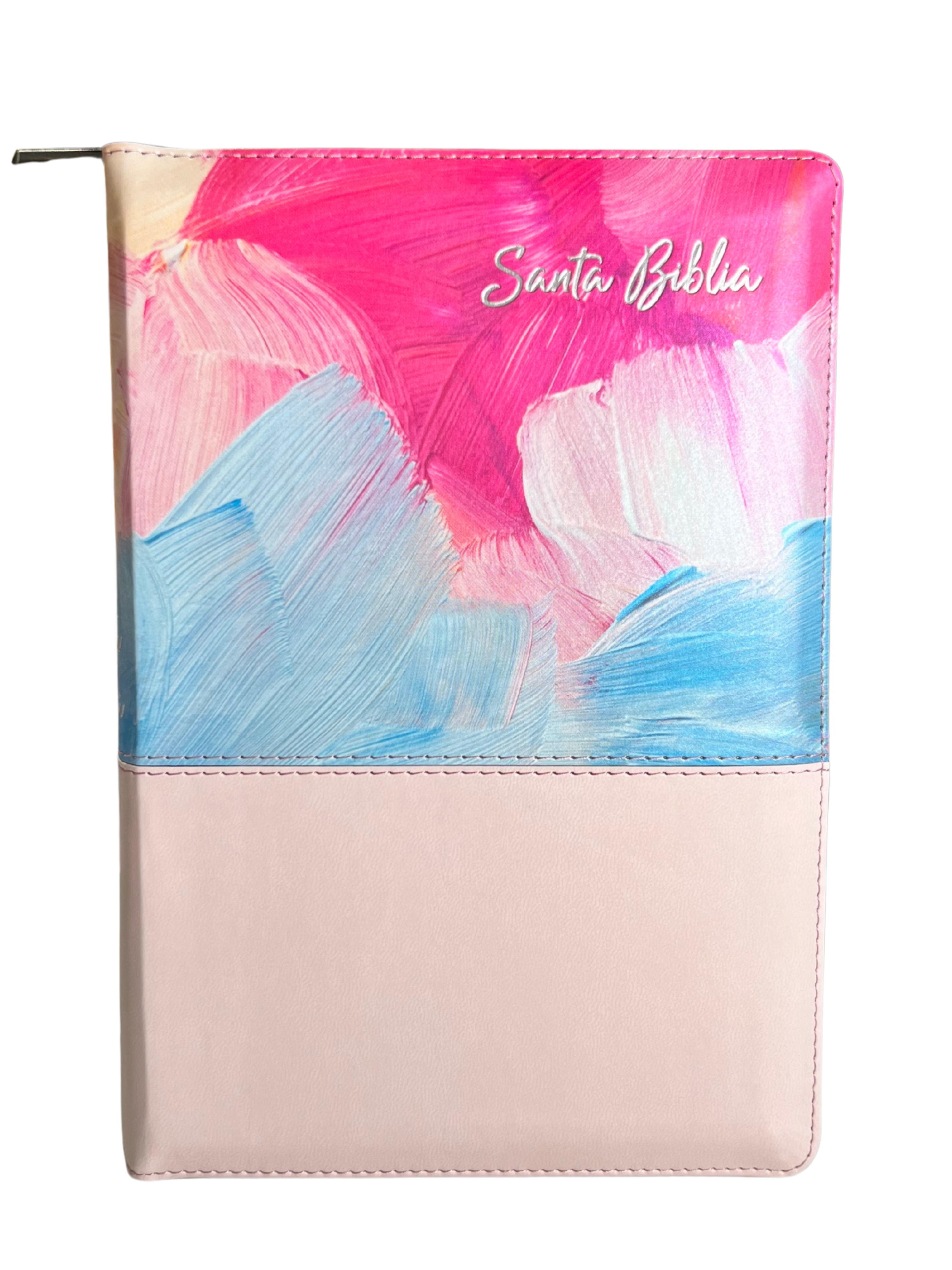 Biblia RVR60/ Manual L.Gigante/ Rosa Multicolor/ Cierre Indice