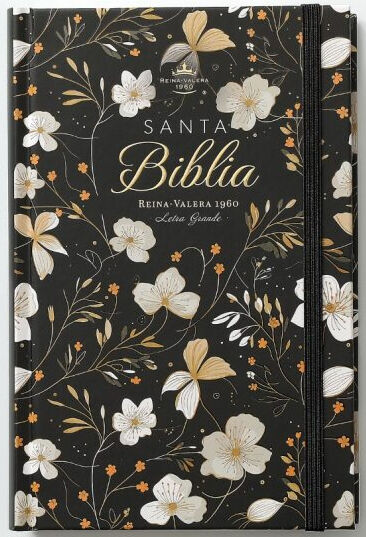 Biblia RVR6065c/ Primavera Negra/ Tapa Dura Elastico