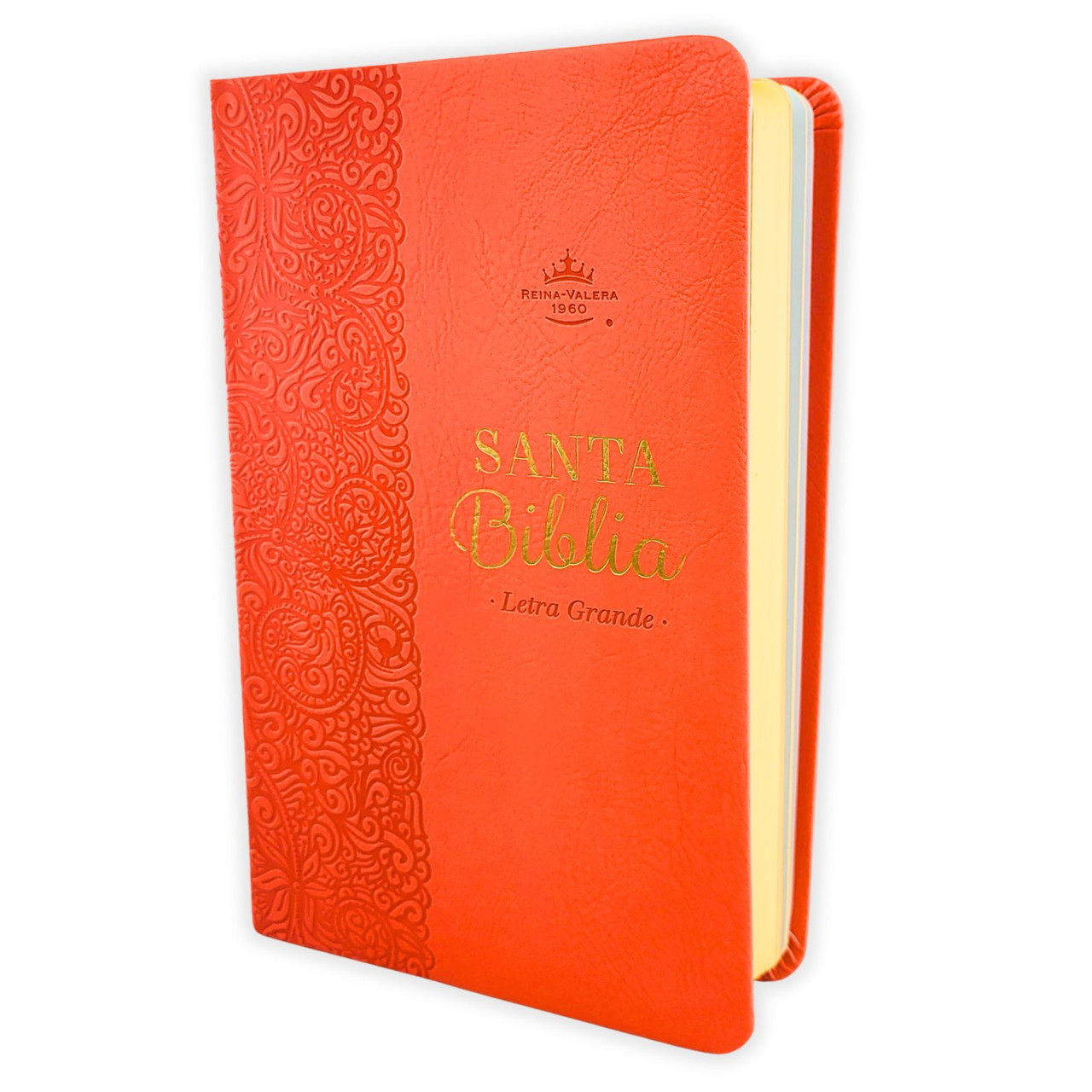 Biblia RVR60c Coral/ Canto Dorado/ Premios Y Regalos