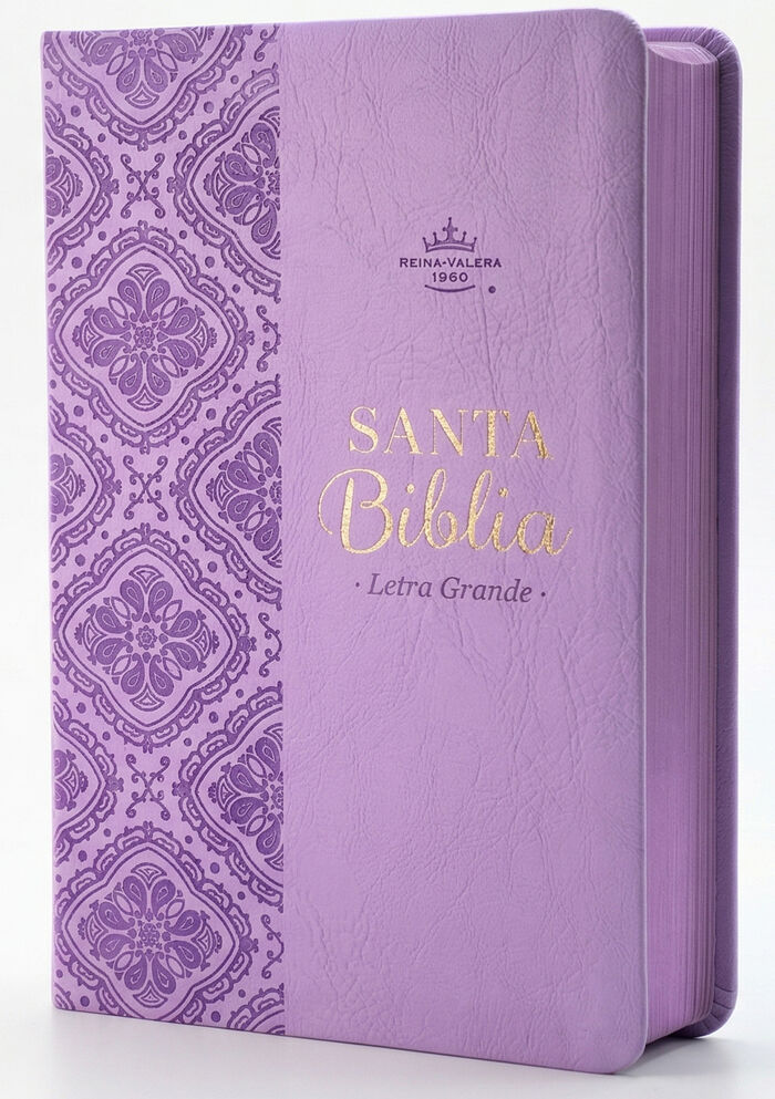 Biblia RVR60c Lila/ Canto Pintado/ Premios Y Regalos