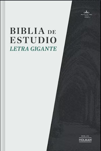 Biblia RVR60 De Estudio/ Letra Gigante/ TD
