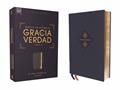 Biblia De Estudio NBLA/Gracia Y Verdad/Leathesoft/Azul Marino